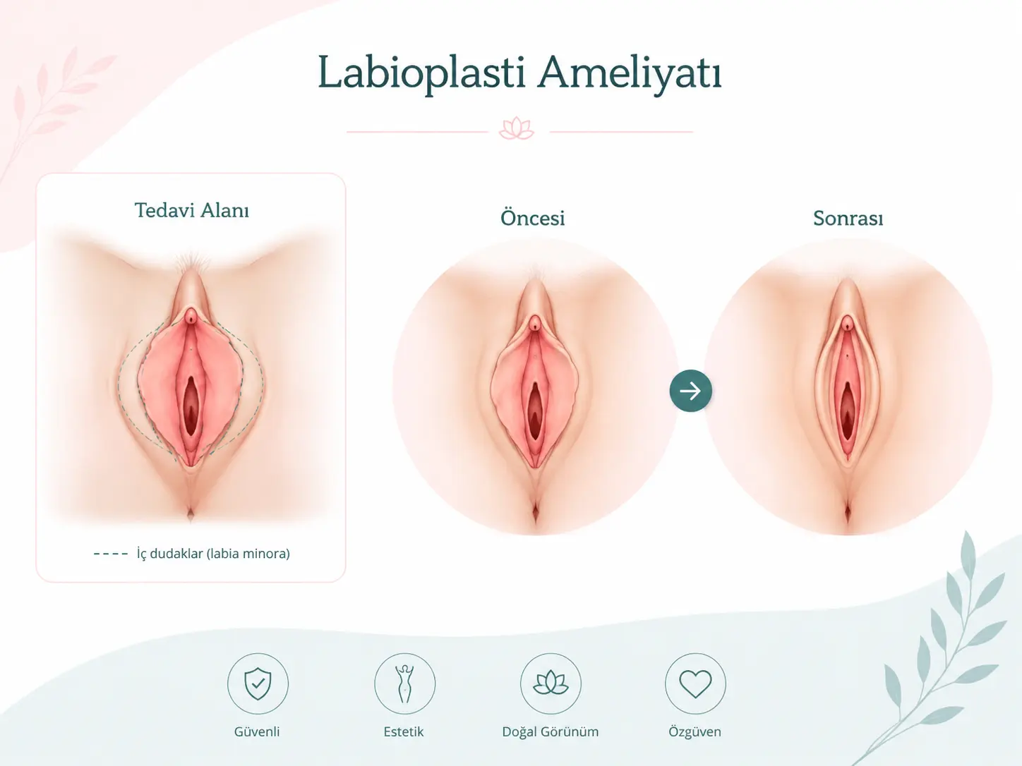 Dr. İrem Yengel labioplasti görsel alanı
