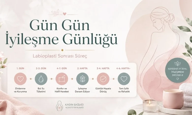 Labioplasti Sonrası İyileşme - İlk 14 Gün 1 labioplasti ameliyati iyilesme takvimi gorseli